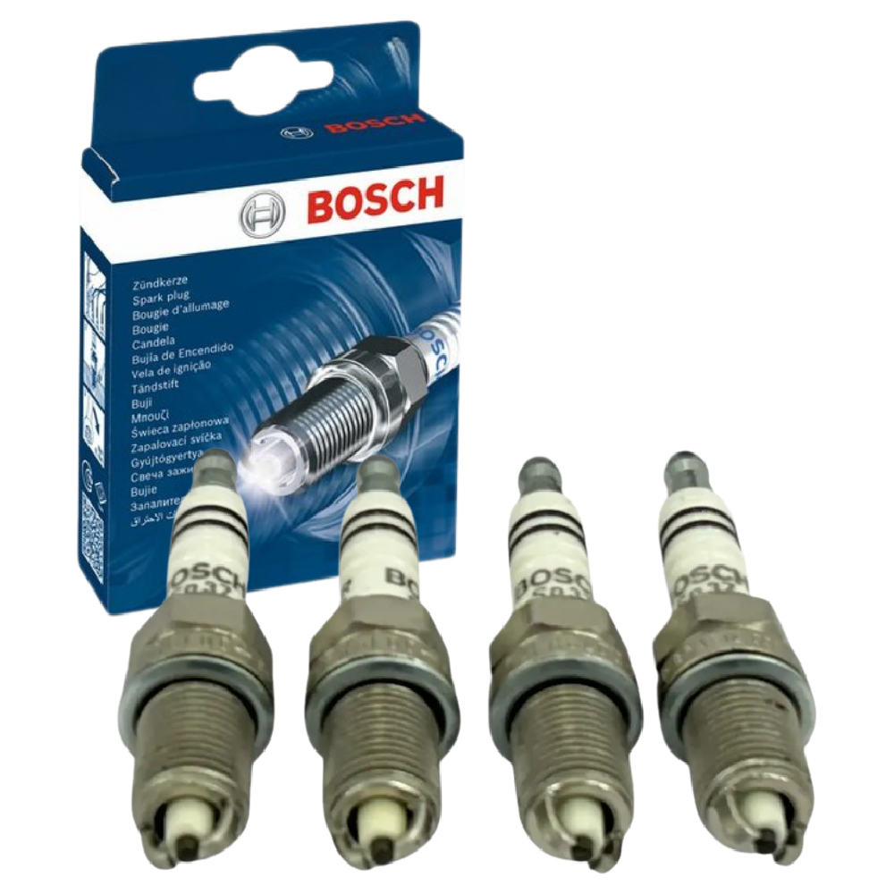 Kit 4 Vela de Ignição para Chevrolet Vectra e Fiat Uno - Bosch - F 000 KE0 P37