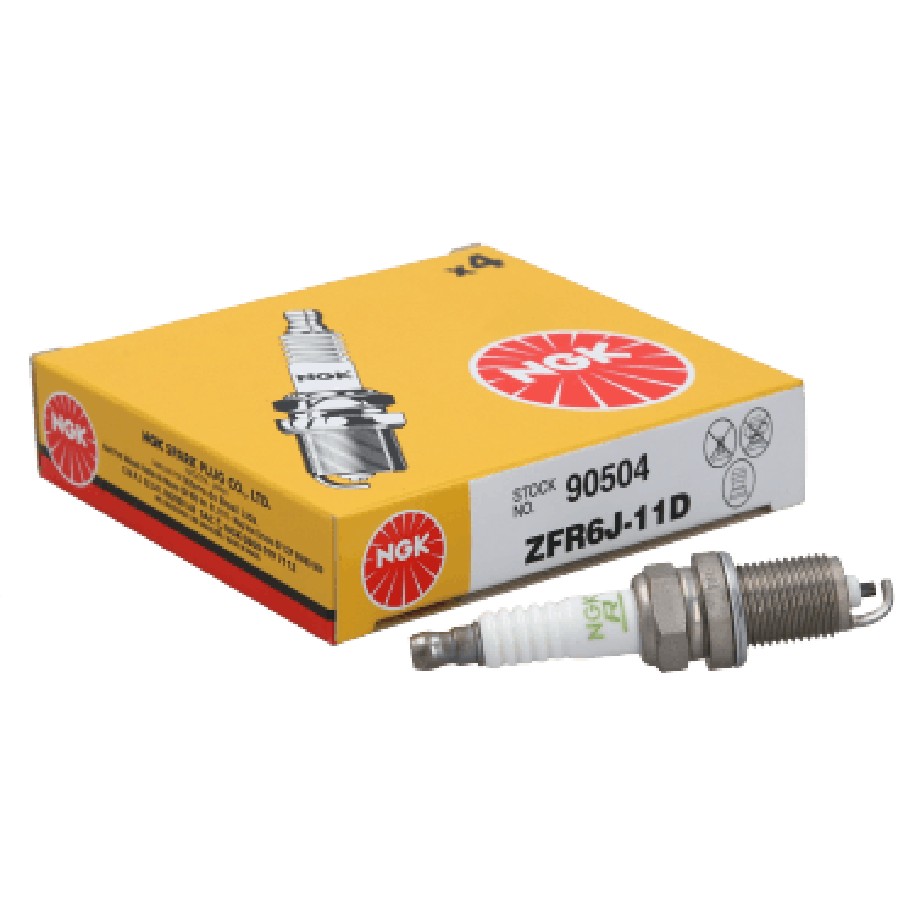 Kit 4 Vela de Ignição para Honda Civic e FIT - NGK - ZFR6J11D