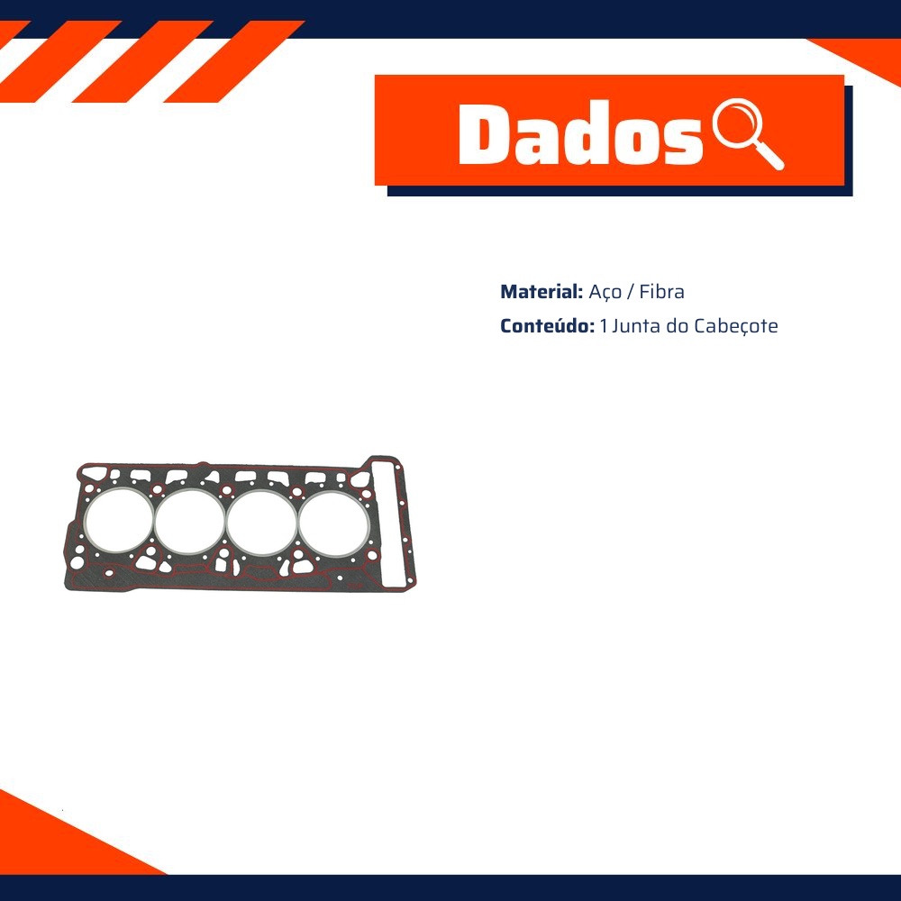 Junta do Cabeçote para Volkswagen Golf - Sabó - 82828FLEX