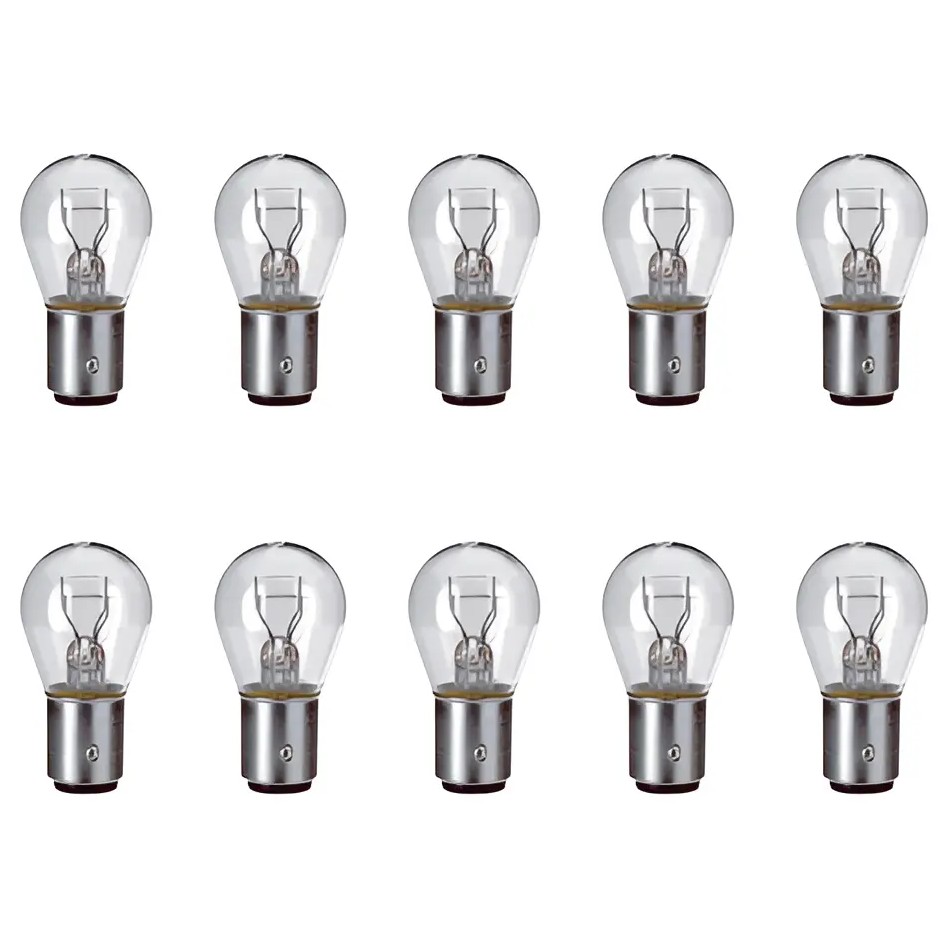 10 Lâmpadas Luz De Freio / 12V 21/4W Baz15D P21/4W Standard - Magneti Marelli - LMM7225