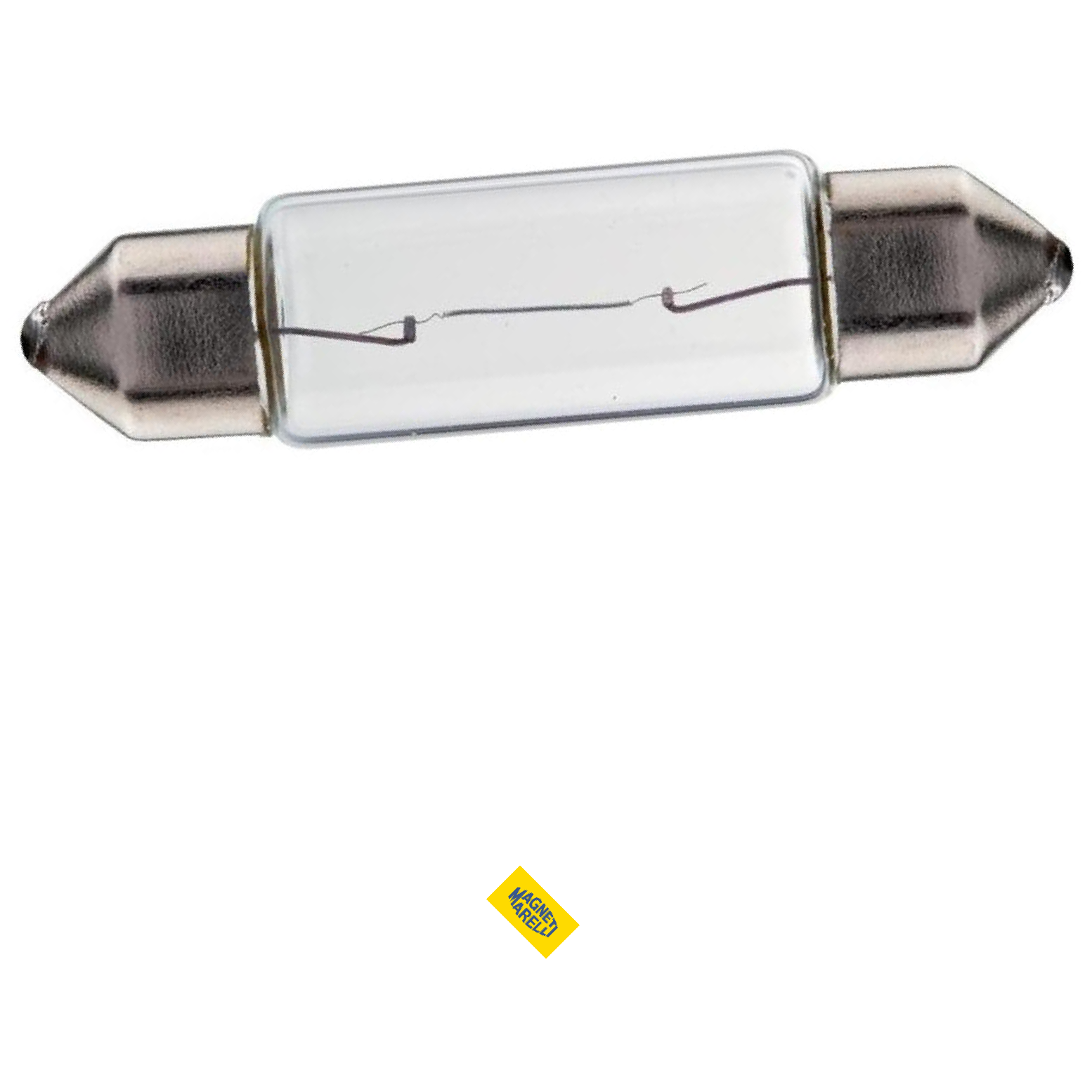10 Lâmpadas Luz Do Teto / 12V 10W Sv8.5 8 C10W 11*38 Standard Torpedo - Magneti Marelli - LMM6411