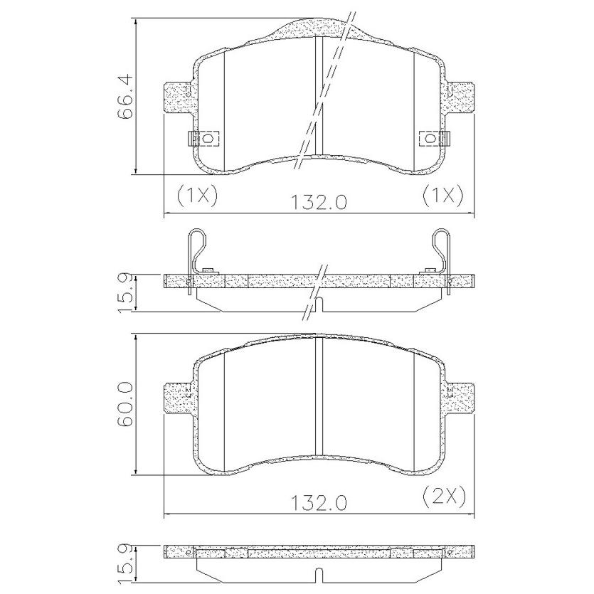 Pastilha de Freio para Ford Territory - Fras-le - PD/2253
