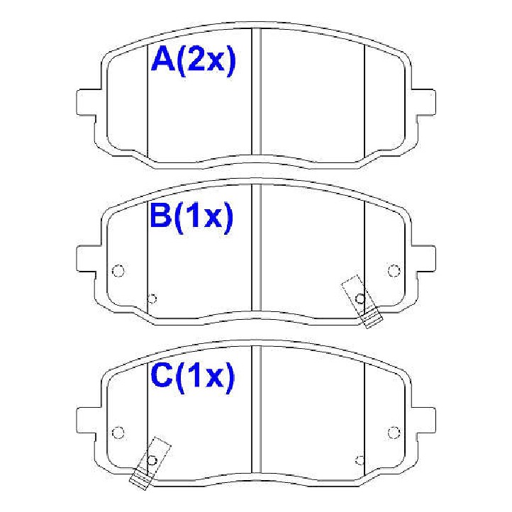 Pastilha de Freio Cerâmica Dianteira para KIA Picanto - Syl - 2373C