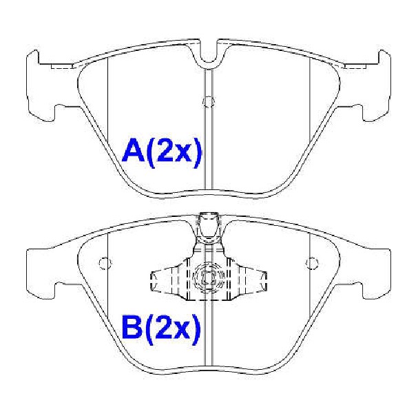 Pastilha de Freio Cerâmica Dianteira para BMW X1 - Syl - 2065C
