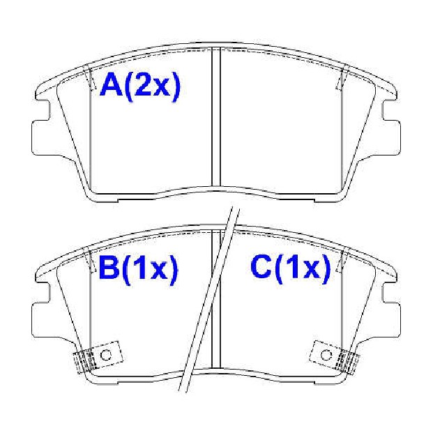 Pastilha de Freio Cerâmica Dianteira para Hyundai Tucson e KIA Sportage - Syl - 7260C