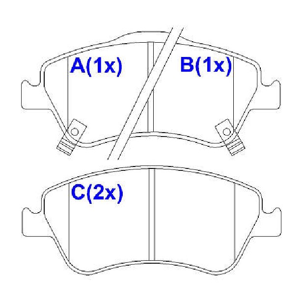 Pastilha de Freio Cerâmica Dianteira para Toyota Corolla - Syl - 1398C