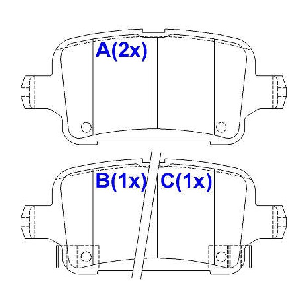 Pastilha de Freio Cerâmica Traseira para Chevrolet Cruze e Equinox - Syl - 3118C