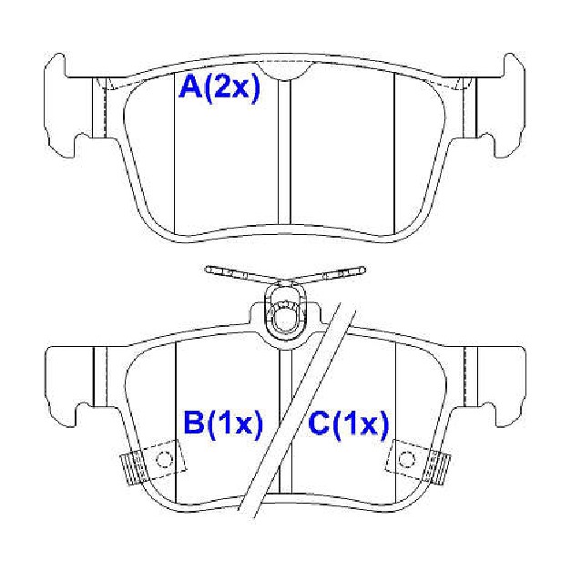 Pastilha de Freio Cerâmica Traseira para Honda Civic - Syl - 4257C
