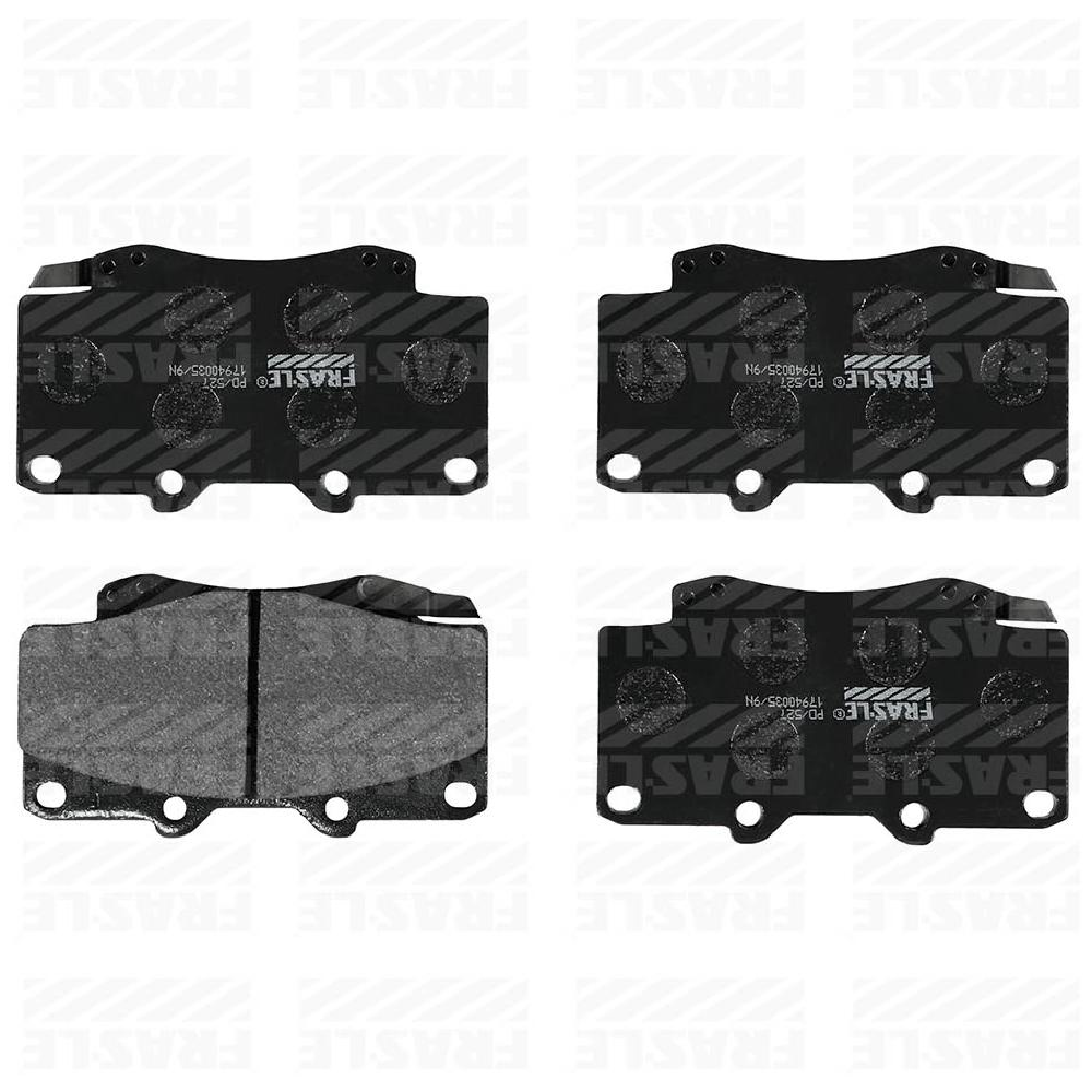 Pastilha de Freio Dianteira para Toyota Hilux - Fras-le - PD/527