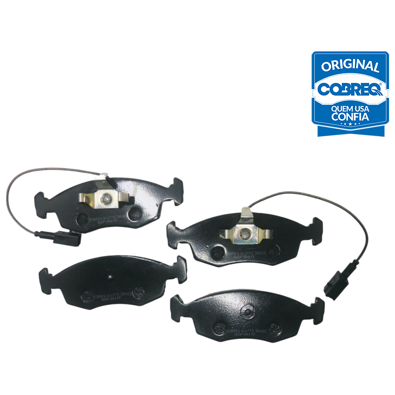 Pastilha de Freio Dianteira para Fiat Punto e Stilo - Cobreq - N-1773