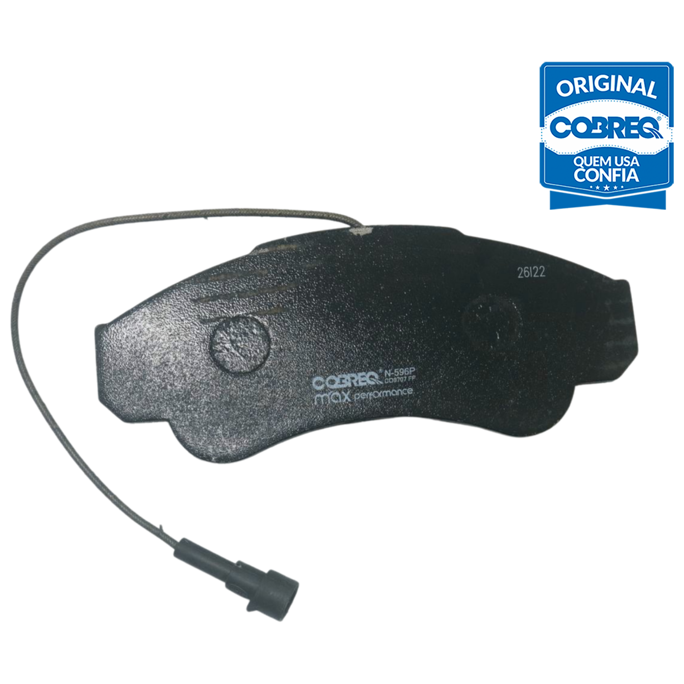 Pastilha de Freio Dianteira para Fiat Ducato e Peugeot Boxer - Cobreq - N-596P