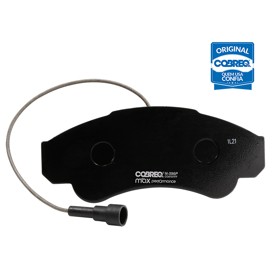 Pastilha de Freio Dianteira para Fiat Ducato e Peugeot Boxer - Cobreq - N-596P