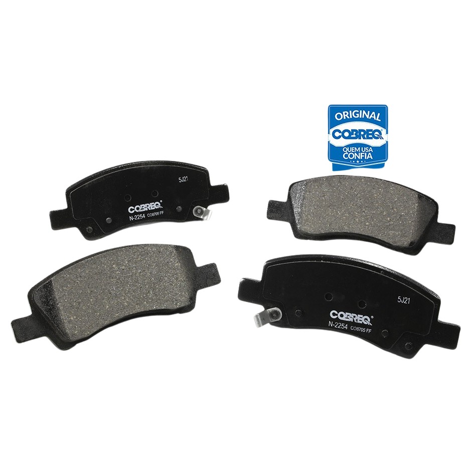 Pastilha de Freio Dianteira para Hyundai HB20 e HB20S 1.0 Aspirado - Cobreq - N-2254