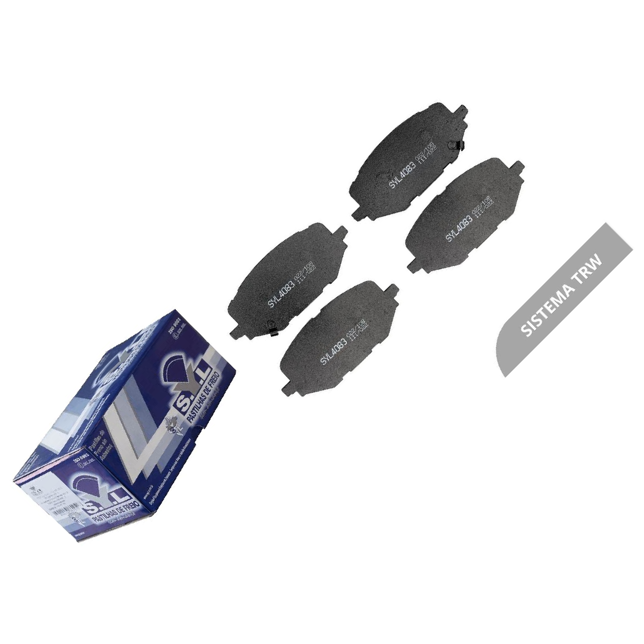 Jogo de Pastilhas de Freio Dianteira para Chevrolet Montana e Tracker - Syl - 4083