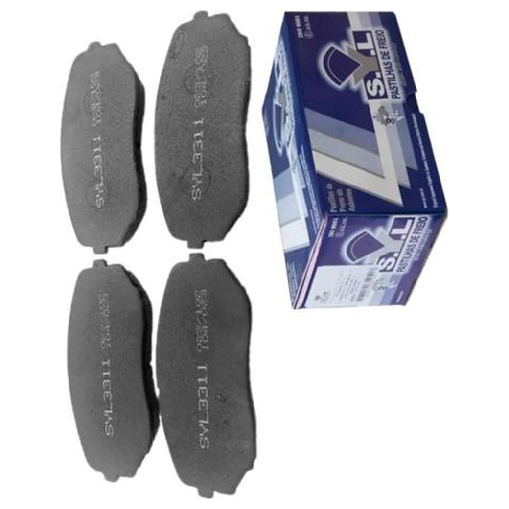 Jogo de Pastilhas de Freio Dianteira para Mitsubishi L200 e Pajero Sport - Syl - 3311
