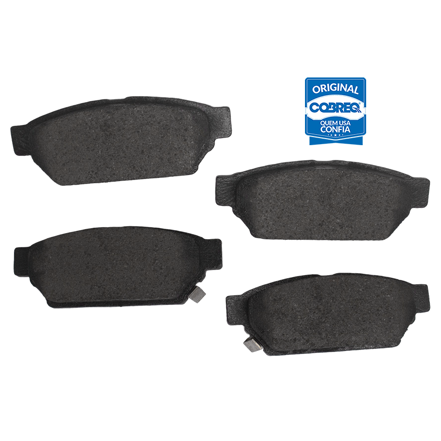 Pastilha de Freio Traseira para Mitsubishi COLT e Lancer - Cobreq - N-1488