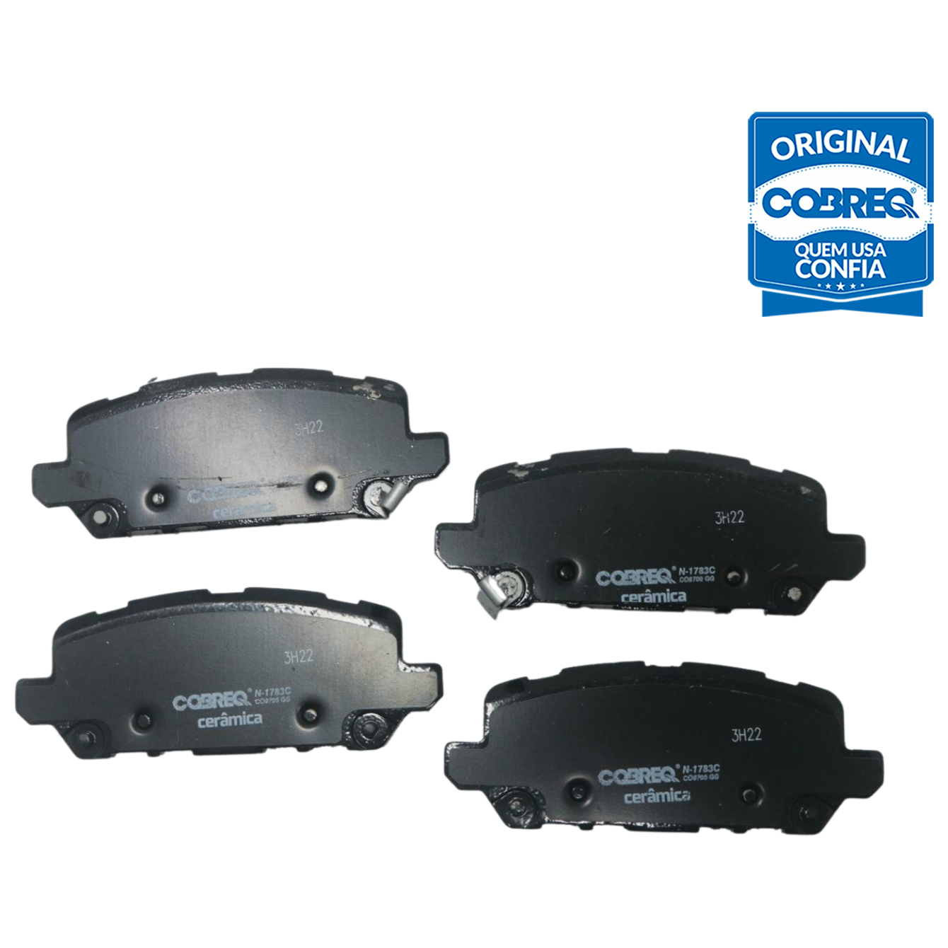 Pastilha de Freio Cerâmica Traseira para Honda Accord e HR-V - Cobreq - N-1783C