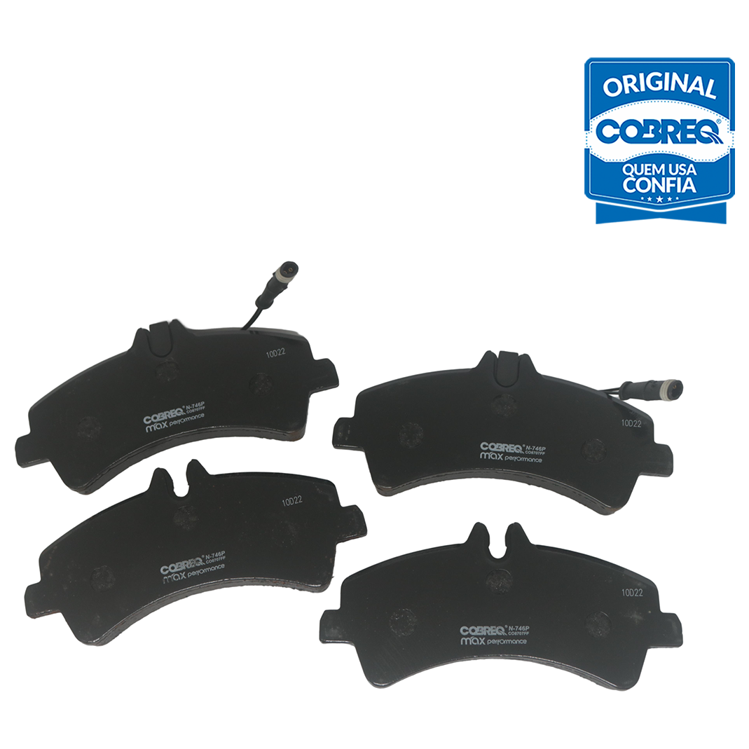Pastilha de Freio Traseira para Mercedes-Benz Sprinter 515 - Cobreq - N-746P