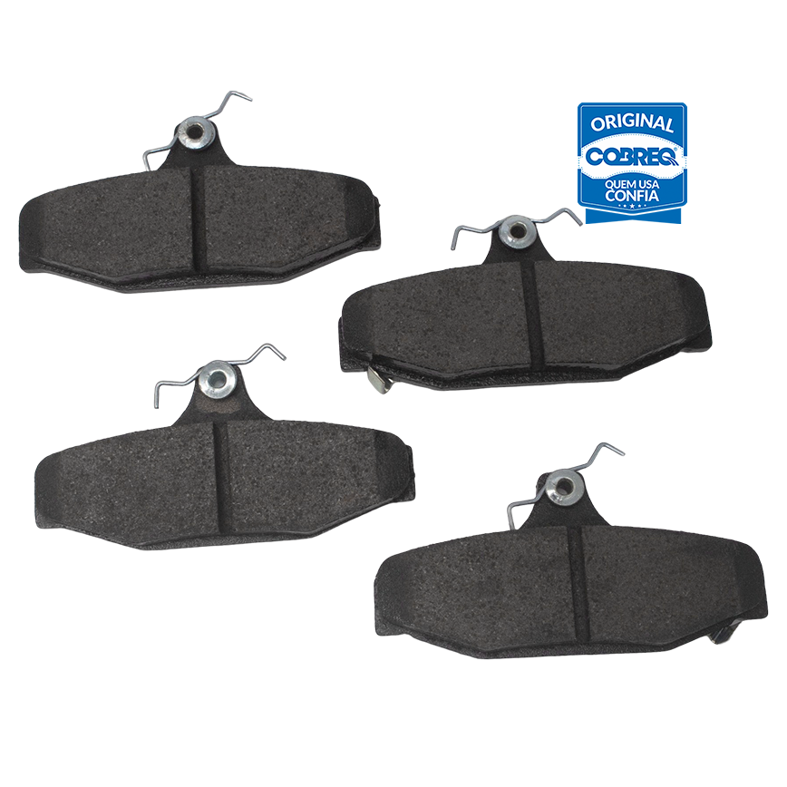 Pastilha de Freio Traseira para Ssangyong Musso - Cobreq - N-1497