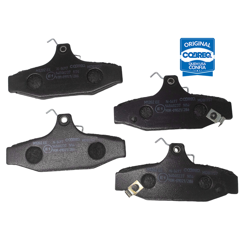 Pastilha de Freio Traseira para Ssangyong Musso - Cobreq - N-1497