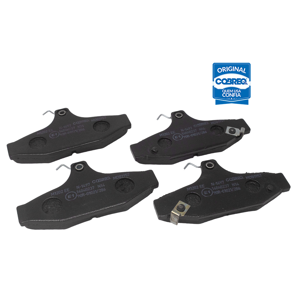 Pastilha de Freio Traseira para Ssangyong Musso - Cobreq - N-1497