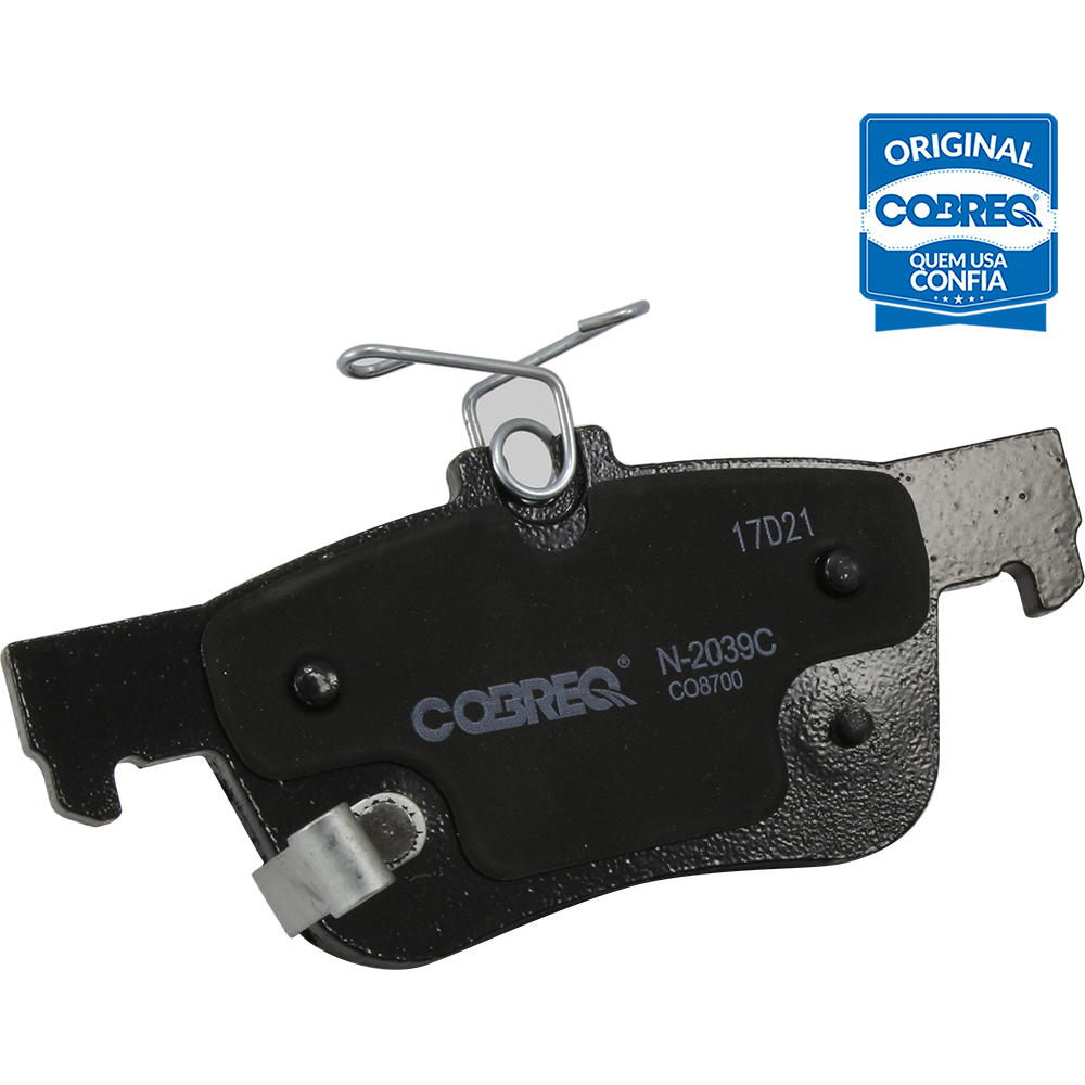 Pastilha de Freio Cerâmica Traseira para Honda Civic - Cobreq - N-2039C