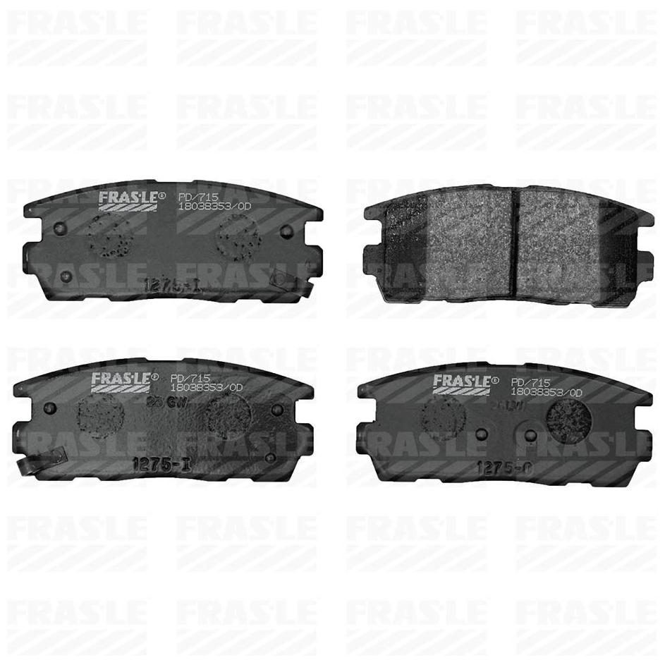 Pastilha de Freio Traseira para Chevrolet Captiva - Fras-le - PD/715
