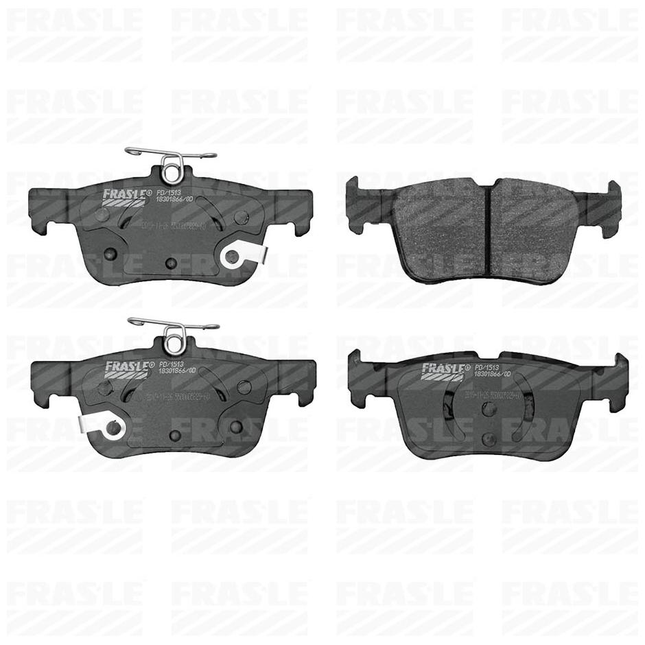 Pastilha de Freio Traseira para Ford Fusion - Fras-le - PD/1513