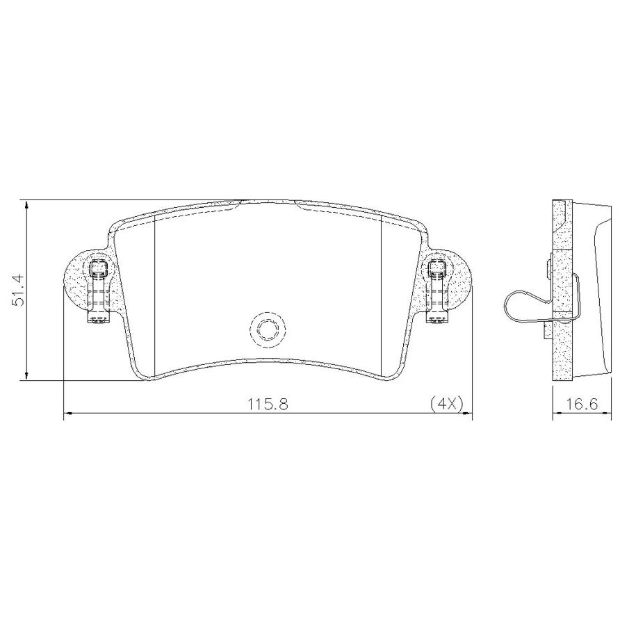 Pastilha de Freio Traseira para Renault Master - Fras-le - PD/516