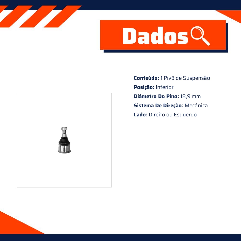 Pivô de Suspensão - SKF - VKDS 4739