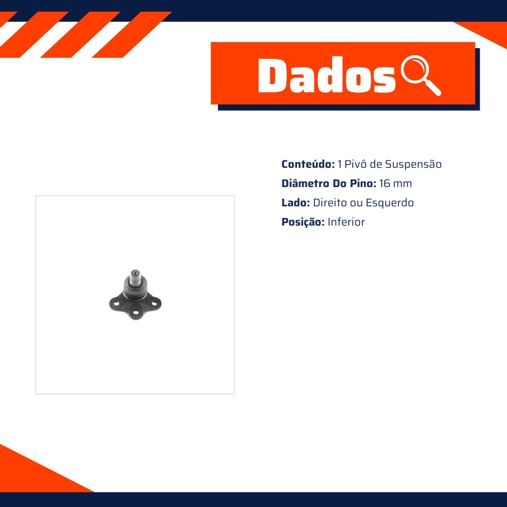 Pivô de Suspensão - SKF - VKDS 4931