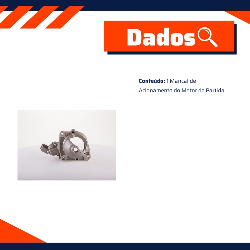 Mancal de Acionamento do Motor de Partida para Citroen Jumper e Fiat Ducato - Bosch - 6 033 AD0 307