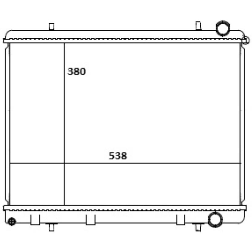Radiador de Água - Magneti Marelli - RMM1115CI