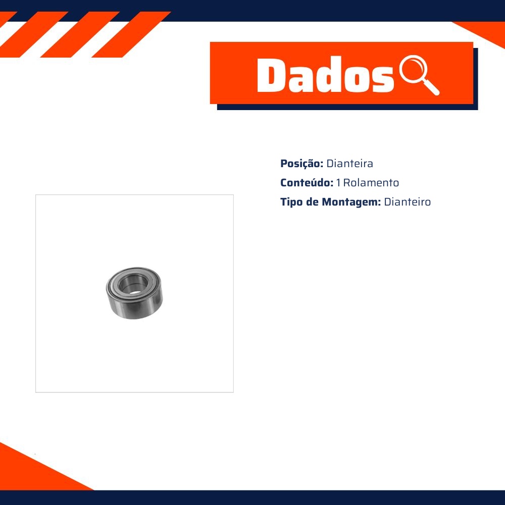 Rolamento para Mitsubishi Eclipse - SKF - BAHB 636187 C