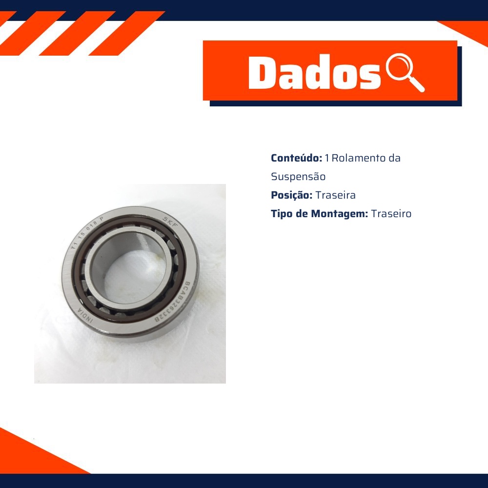 Rolamento da Suspensão - SKF - BCAB326332B