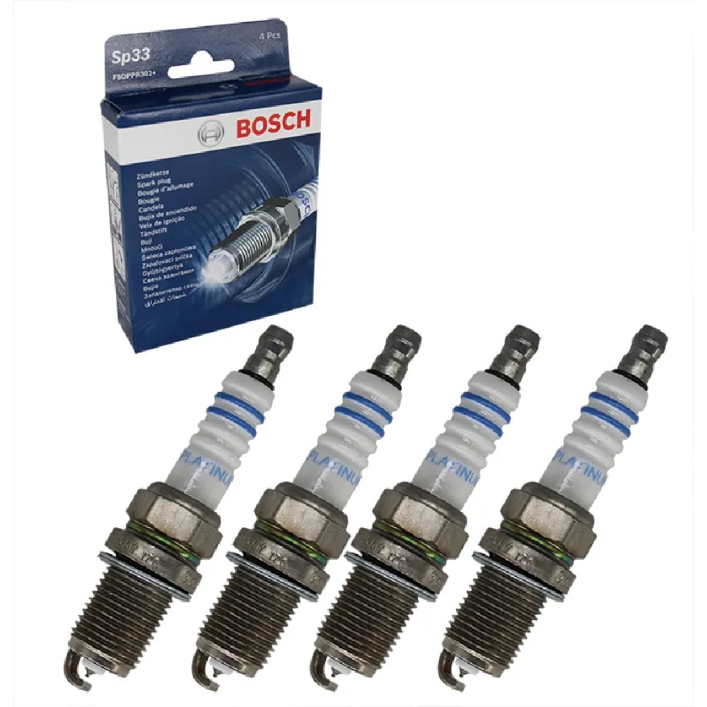 Kit 4 Vela de Ignição - Bosch - F 000 KE0 P33