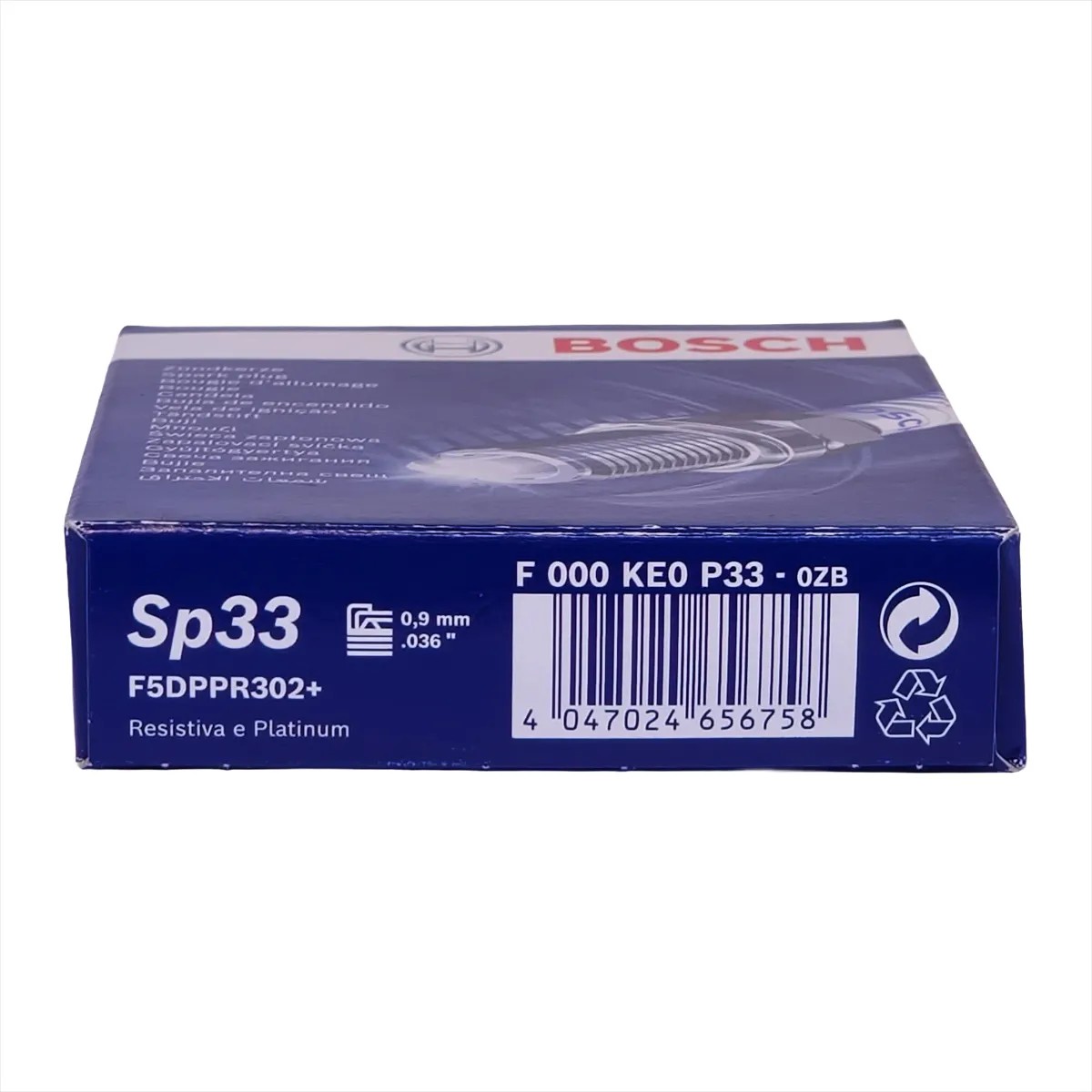 Kit 4 Vela de Ignição - Bosch - F 000 KE0 P33