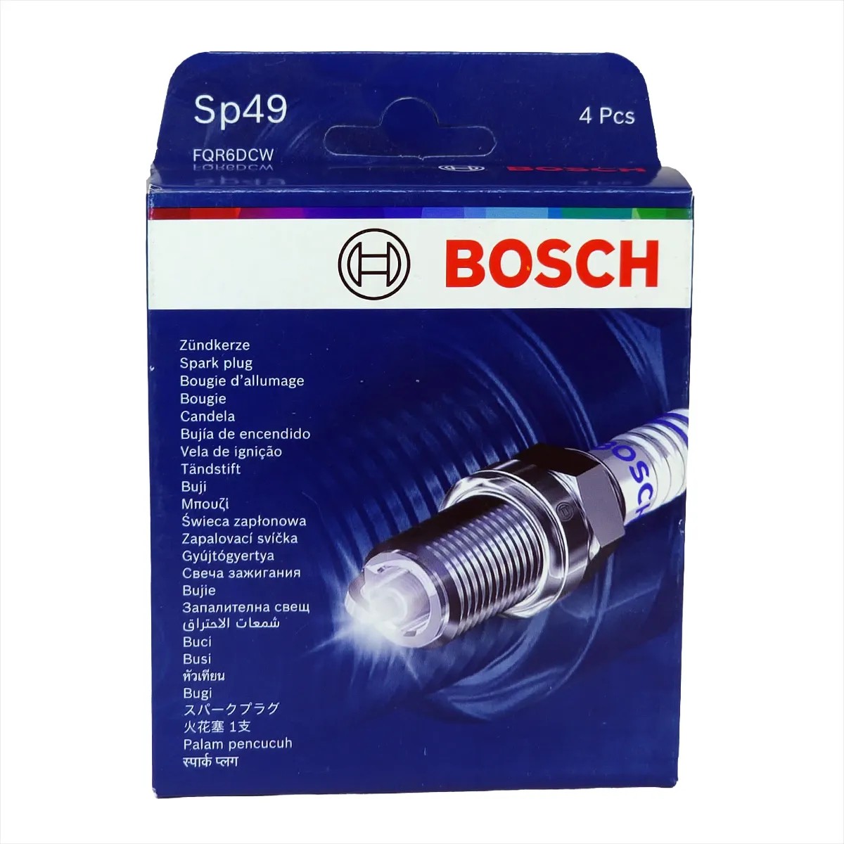 Kit 4 Vela de Ignição - Bosch - F 000 KE0 P49