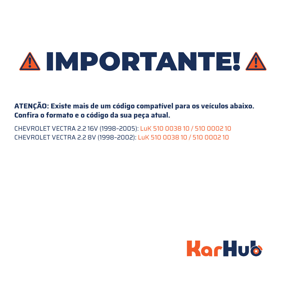 Atuador de Embreagem para Chevrolet Vectra e Zafira - LuK - 510 0038 10