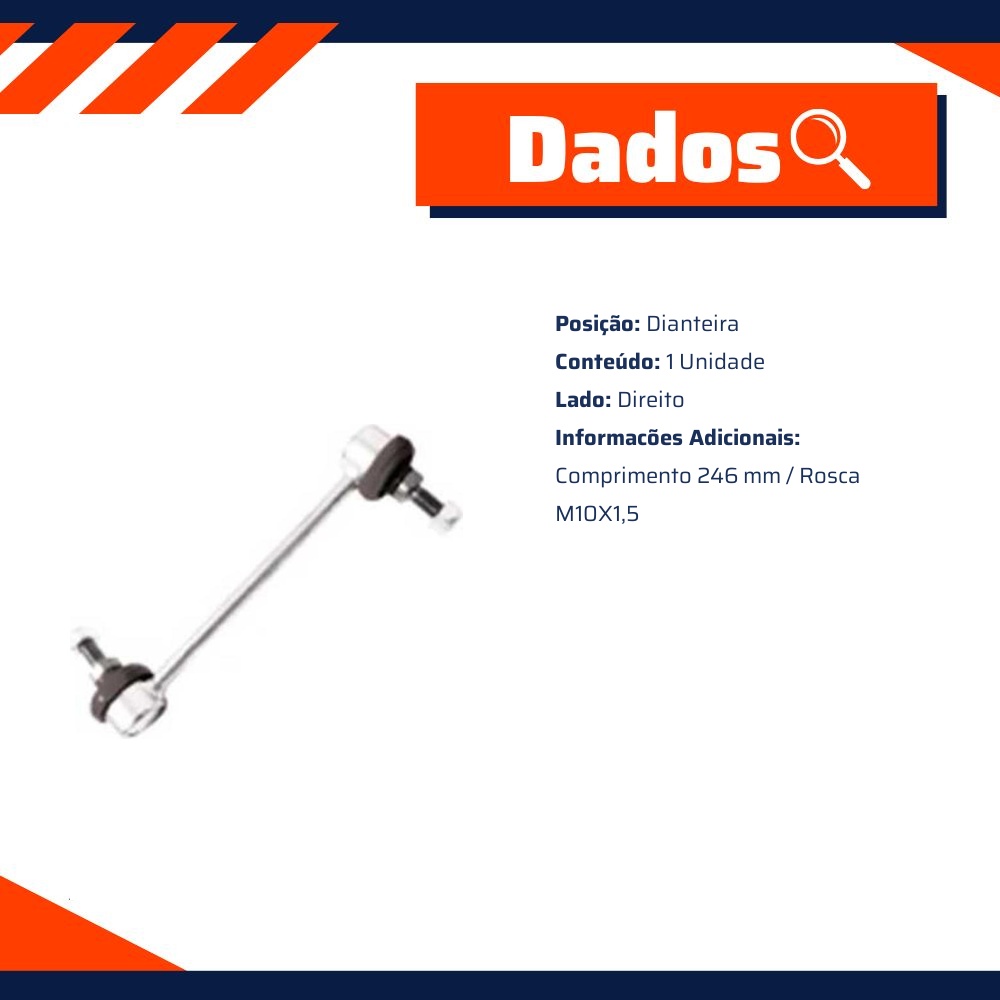 Bieleta Dianteira Direita para KIA Picanto - TRW - JTSB0119