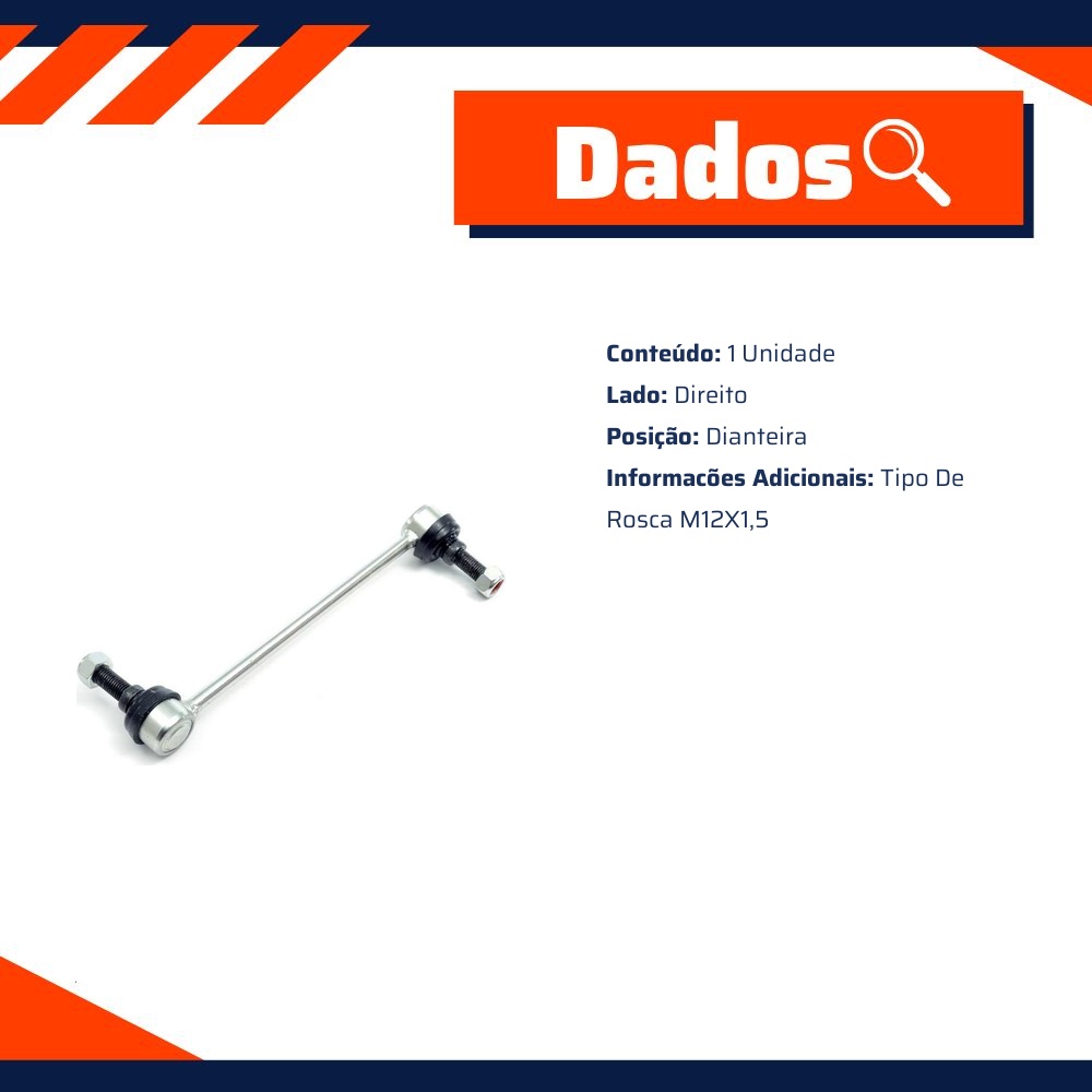 Bieleta Dianteira Direita para Ford Ranger - TRW - JTSB0065