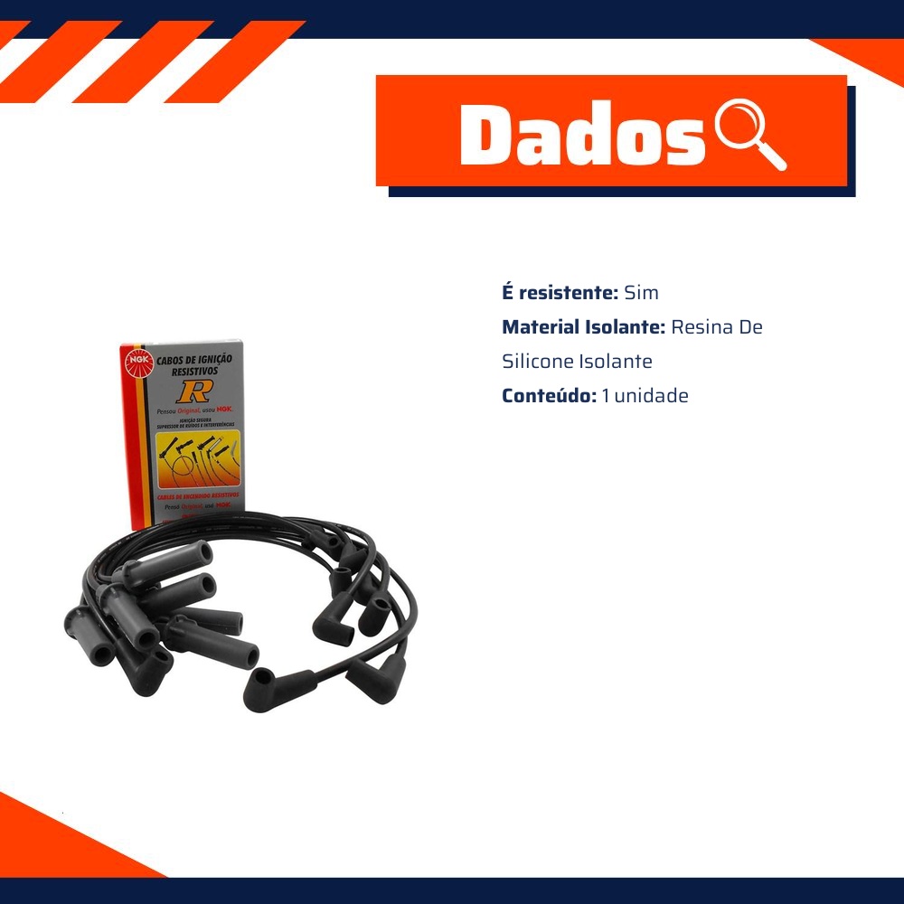 Cabo de Vela para Chrysler Stratus - NGK - SC-C04