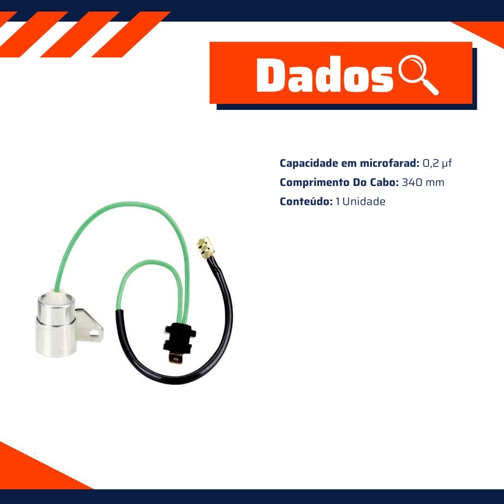 Condensador Distribuidor - Bosch - 9 231 081 465