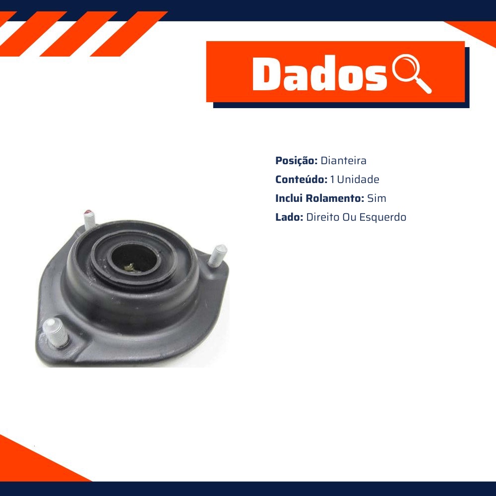Coxim Amortecedor Dianteiro Direito ou Esquerdo - Monroe Axios - LT70043