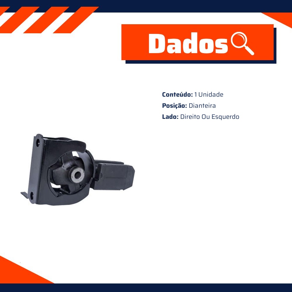 Coxim Motor Dianteiro Direito ou Esquerdo para Toyota Corolla e Fielder - Monroe Axios - LT70019