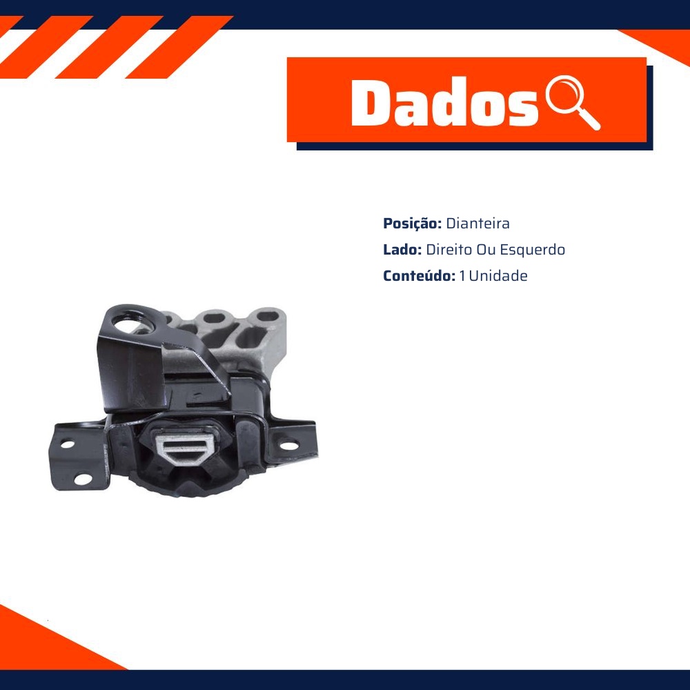 Coxim Motor Dianteiro Direito ou Esquerdo para Fiat Punto - Monroe Axios - LT70025