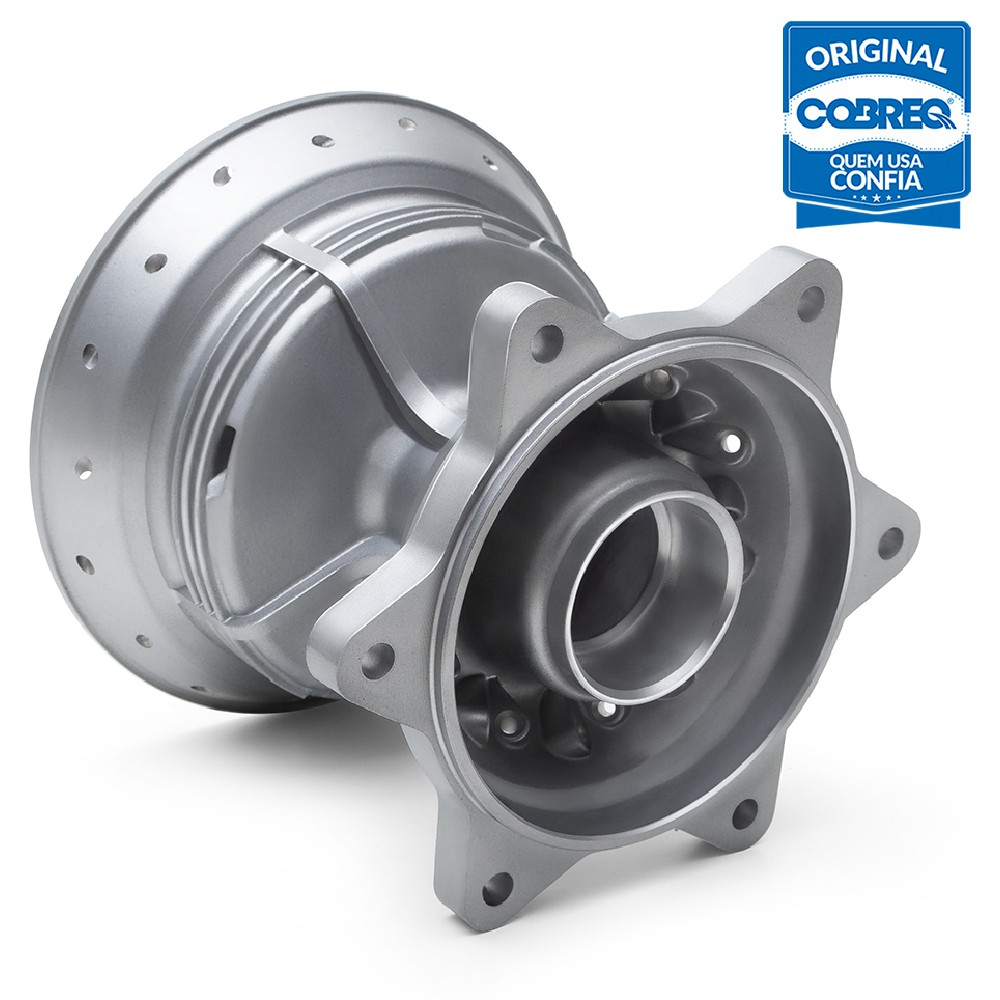 Cubo de Roda Traseiro Direita ou Esquerda para Honda NXR 125 BROS e NXR 150 BROS - Cobreq - 0016-CB