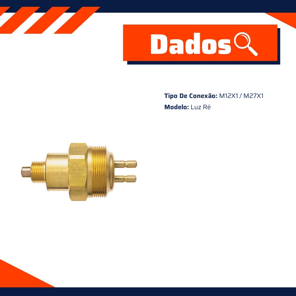 Interruptor da Luz da Ré - M12 x 1 M27 x 1 - 3-RHO - 4416