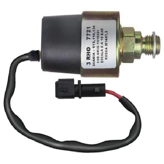 Sensor Mecânico de Pressão - 0 a 10 Bar - 3-RHO - 7721