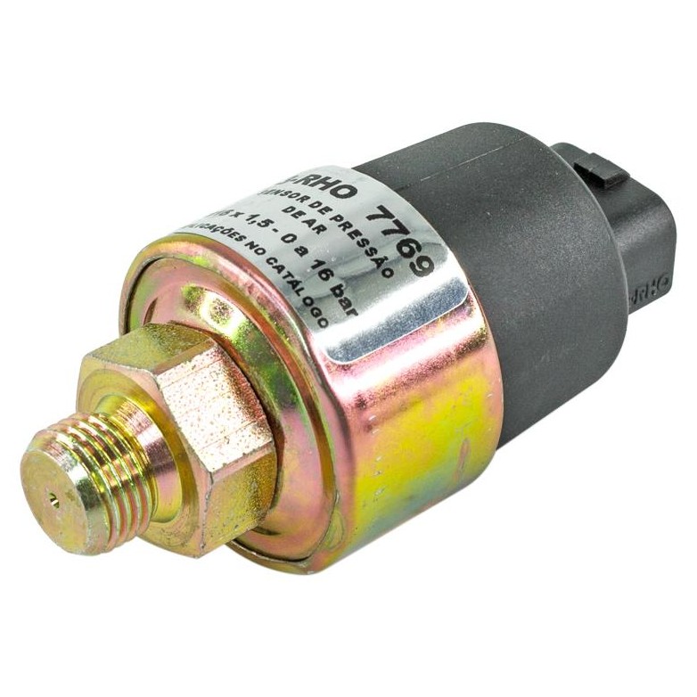 Sensor Mecânico de Pressão de Ar - 0 a 16 Bar - 3-RHO - 7769